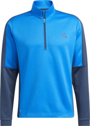 Adidas Color Blk 1/4 Zip (2022) Herre Pullover - Blurus/Crenav - Str. L