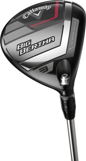 Callaway Big Bertha (2023) Herre Fairwaykølle - Sort - Hånd: Højre - Loft: 22.0° (7 Kølle) - Skaft: Callaway RCH 55, Regular Flex, Grafit