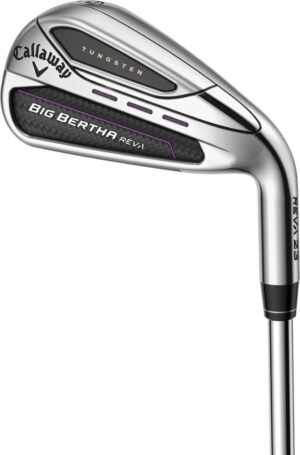 Callaway Big Bertha Reva (2023) Dame Jernsæt - Chrome - Hånd: Højre - Indhold: 6 (1 x jern) - Skaft: Callaway RCH 45 (2023), Dame Flex, Grafit