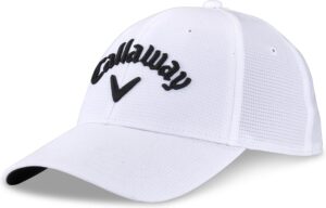 Callaway Junior Tour Herre Kasket - White/Black - Str. Justerbar