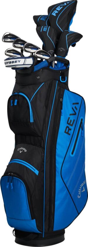 Callaway Reva Dame Golfsæt - Blue - Hånd: Højre - Indhold: DR, FW, 5H, 7-9, SW, Putter (8 Dele) - Skaft: Callaway RCH 40, Dame Flex, Grafit