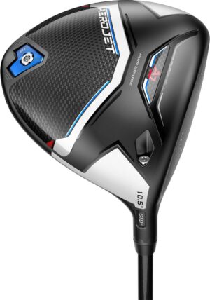 Cobra Aerojet Herre Driver - Sort - Hånd: Højre - Loft: 10.5° - Skaft: Mitsubishi Chemical Kai´li Blue 60, Stiff Flex, Grafit