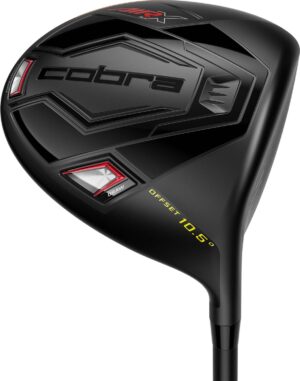 Cobra Air-X Offset (2024) Herre Driver - Sort - Hånd: Venstre - Loft: 10.5° - Skaft: Cobra ULTRALITE 40, Regular Flex, Grafit