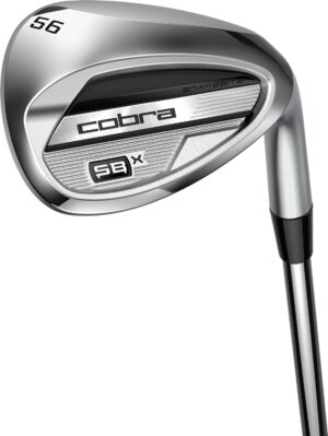 Cobra Snakebite-X Herre Wedge - Chrome - Hånd: Højre - Loft: 54.0° / Bounce: 12° / Grind: Teardrop - Skaft: KBS PGI 85, Stiff Flex, Grafit