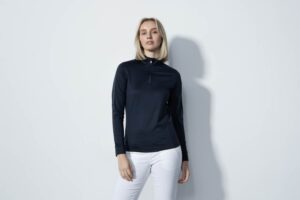 Daily Sports Anna Dame Pullover - Navy - Str. M