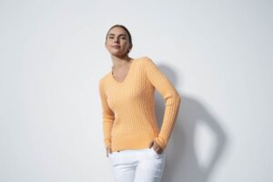 Daily Sports Madelene Dame Pullover - Kumquat - Str. XL