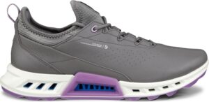 Ecco Biom C4 Vandtætte Dame Golfsko Uden Spikes - Steel/Lavender Mist - Str. 40 Normal