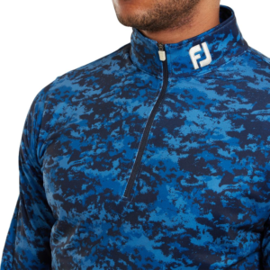 FJ Cloud Camo Print Midlayer - Navy