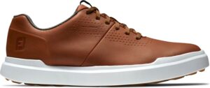 Footjoy Countour Casual (2022) Vandtætte Herre Golfsko Uden Spikes - Tan - Str. 44 Normal