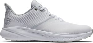 Footjoy Flex (2024) Herre Golfsko Uden Spikes - White/Grey - Str. 40 1/2 Normal