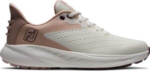 Footjoy Flex Xp (2022) Vandtætte Dame Golfsko Uden Spikes - Beige/Peach/Blue - Str. 36 1/2 Normal