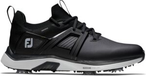 Footjoy HyperFlex Carbon (2023) Vandtætte Herre Golfsko Med Spikes - Black/White/Grey - Str. 47 Normal