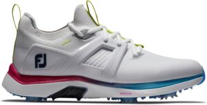 Footjoy HyperFlex Carbon (2023) Vandtætte Herre Golfsko Med Spikes - White/Blue/Purple - Str. 40 Normal