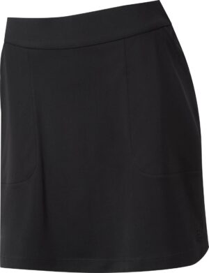 Footjoy Interlock Solid Skort - Regular Dame Nederdel - Black - Str. M / Normal