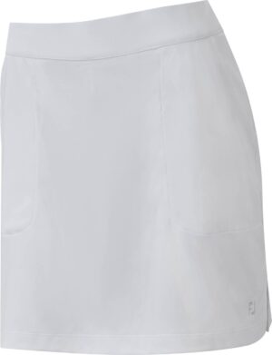 Footjoy Interlock Solid Skort - Regular Dame Nederdel - White - Str. M / Normal