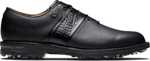 Footjoy Premiere Packard Vandtætte Herre Golfsko Med Spikes - Black - Str. 40 1/2 Normal