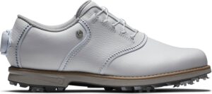 Footjoy Premiere Series (2024) BOA Vandtætte Dame Golfsko Med Spikes - All White - Str. 38 Normal