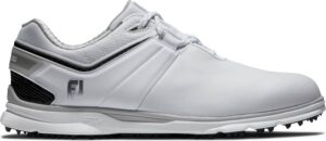 Footjoy Pro SL Carbon (2022) Vandtætte Herre Golfsko Uden Spikes - White/Carbon - Str. 40 Normal