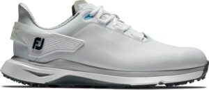 Footjoy Pro/SLX Vandtætte Herre Golfsko Uden Spikes - White/White/Grey - Str. 39 Normal