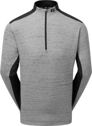 Footjoy Space Dye Thermal Chill-Out Herre Pullover - Charcoal/Black - Str. XL