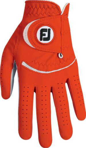 Footjoy Spectrum Læder Dame Golfhandske - Red - Venstre - Str. L