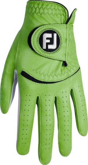 Footjoy Spectrum Læder Herre Golfhandske - Lime - Venstre - Str. M