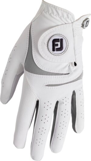 Footjoy Weathersof Syntetisk Dame Golfhandske - White/Grey - Venstre - Str. M / L