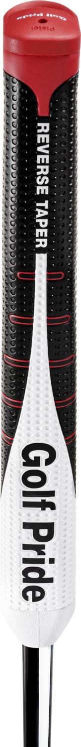 Golf Pride Reverse Taper Pistol Putte grip - Black/White/Red - Str. Large