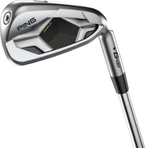 Ping G430 (Blue Dot) Herre Jernsæt - Chrome - Hånd: Højre - Indhold: 4-9, PW, 45.5, 54 (9 x jern) - Skaft: Ping AWT 2.0, Stiff Flex, Stål