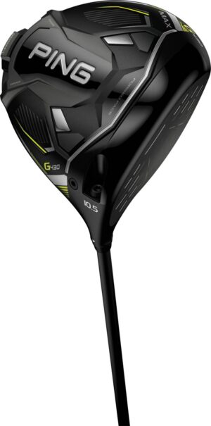 Ping G430 Max Herre Driver - Sort - Hånd: Højre - Loft: 10.5° - Skaft: Mitsubishi Chemical Kai´li White 60, Stiff Flex, Grafit