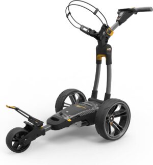 PowaKaddy CT8 GPS EBS Elektrisk golfvogn - Gun Metal - 260Wh, 29.6V (36 Huller)