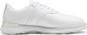 Puma Avant Vandtætte Herre Golfsko Uden Spikes - Puma White/Ash Gray/Puma White - Str. 39 Normal