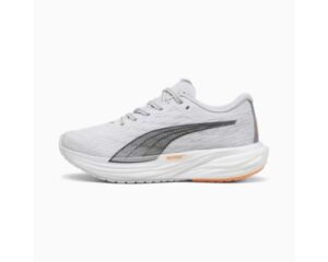 Puma Deviate Nitro 2 Str. 40½ - Hurtig Neutral Løbesko med Carbonplade & Puma Grip - Grå