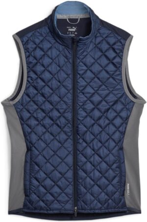 Puma Frost Quilted Herre Vest - Navy Blazer/Slate Sky - Str. XS