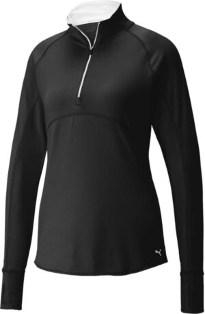 Puma Gamer 1/4 Zip Dame Pullover - Puma Black - Str. XXL