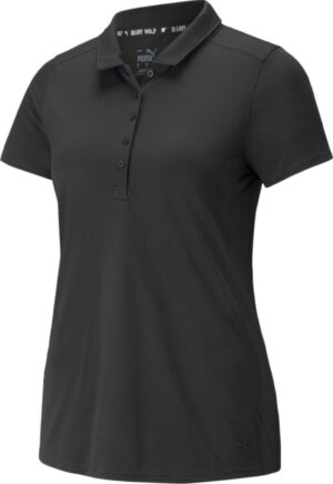 Puma Gamer Dame Poloshirt - Puma Black - Str. M