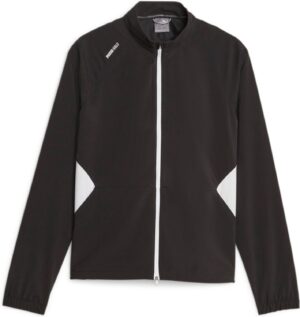 Puma Monterey Wind Jacket Dame Jakke - Puma Black/White Glow - Str. L