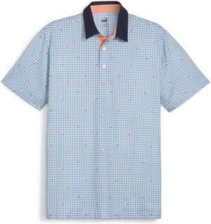 Puma Pique Gingham (2024) Herre Poloshirt