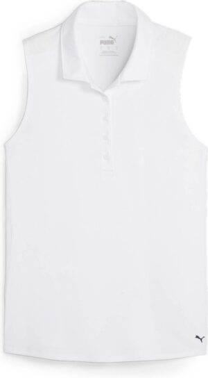 Puma Pure (2024) Dame Poloshirt Uden Ærmer - White Glow - Str. L