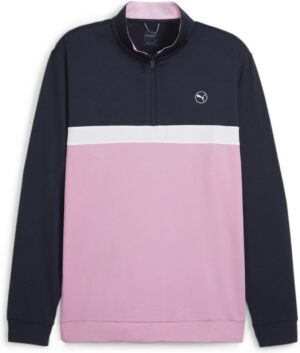 Puma Pure Colorblock (2024) Herre Pullover - Deep Navy/Pink Icing - Str. L