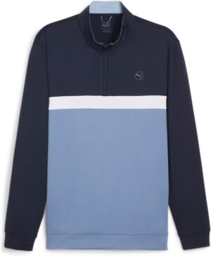 Puma Pure Colorblock (2024) Herre Pullover - Deep Navy/Zen Blue - Str. M