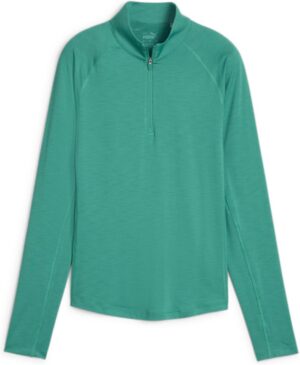 Puma You-V Solid (2024) Dame Pullover - Sparkling Green - Str. XS