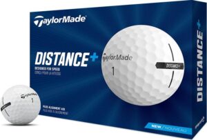 Taylormade Distance + Golfbolde - Hvid