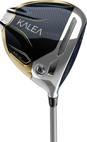 Taylormade Kalea Gold Dame Driver - Navy/Gold - Højre - 13.5° - Taylormade Kalea Gold Ultralight 40 Dame Grafit