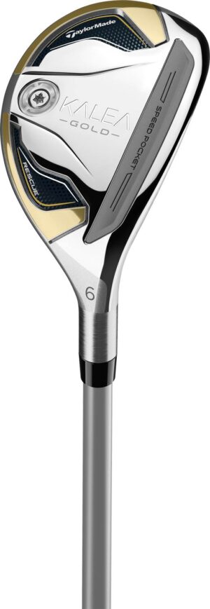 Taylormade Kalea Gold Dame Hybridkølle - Navy/Gold - Højre - 23.0° (4 Kølle) - Taylormade Kalea Gold Ultralight 40 Dame Grafit