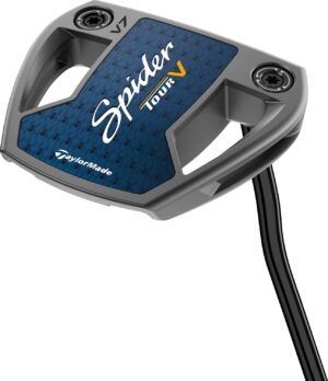 Taylormade Spider Tour V Double Bend Putter - Børstet Stål - Hånd: Højre - Str. 34"