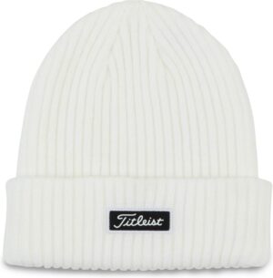 Titleist Charleston Cuff Knit Herre Hue - White/Black - Str. Onesize