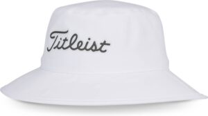 Titleist Players StaDry Bucket Kasket - White/Charcoal - Str. Onesize