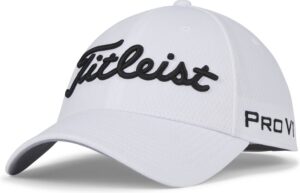 Titleist Tour Elite Herre Kasket - White/Black - Str. L / XL