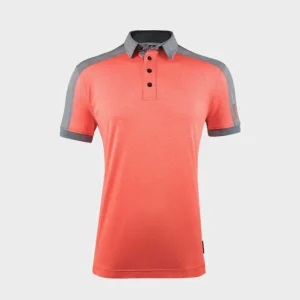 What Bunkers - Johnny Golf Polo Shirt - GRÅ / CORAL